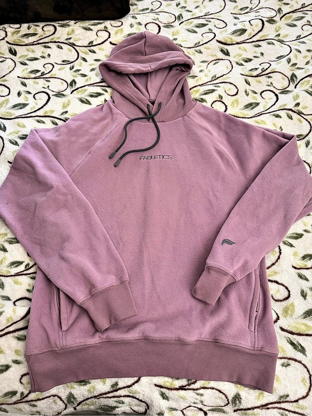 Fabletics The Go-To Hoodie Women's Hoodie in Purple Medium